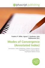 Modes of Convergence (Annotated Index)