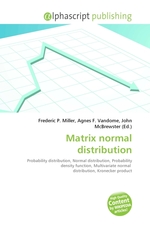Matrix normal distribution