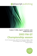 2003 FIA GT Championship season