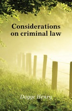 Considerations on criminal law