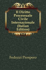 Il Diritto Processuale Civile Internazionale (Italian Edition)