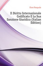 Il Diritto Internazionale Codificato E La Sua Sanzione Giuridica (Italian Edition)