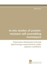 In-situ studies of protein-resistant self-assembling monolayers. Polarisation Modulation Infrared Spectroscopy measurements under aqueous conditions