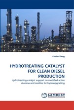 HYDROTREATING CATALYST FOR CLEAN DIESEL PRODUCTION. Hydrotreating catalyst support on modified active alumina and zeolites for hydroupgrading