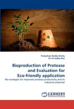 Bioproduction of Protease and Evaluation for Eco-friendly application. Bio-strategies for improved protease productivity and its industrial potential