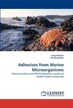 Adhesives from Marine Microorganisms. Characterization and ATR-IR adsorption studies of related model compounds