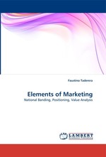 Elements of Marketing. National Banding, Positioning, Value Analysis