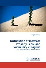 Distribution of Intestate Property in an Igbo Community of Nigeria. The Ngwa people of the South East