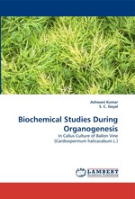 Biochemical Studies During Organogenesis. In Callus Culture of Ballon Vine (Cardiospermum halicacabum L.)