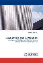 Daylighting and ventilation. Investigation of daylighting and airflow passing through different geometric louvers