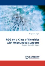 RGG on a Class of Densities with Unbounded Supports. Random Geometric Graphs