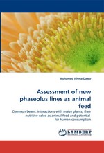 Assessment of new phaseolus lines as animal feed. Common beans: interactions with maize plants, their nutritive value as animal feed and potential for human consumption