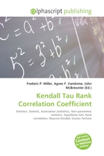 Kendall Tau Rank Correlation Coefficient
