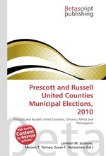 Prescott and Russell United Counties Municipal Elections, 2010