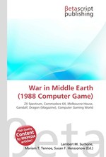 War in Middle Earth (1988 Computer Game)