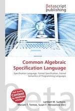 Common Algebraic Specification Language