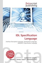 IDL Specification Language