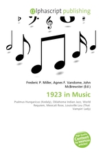 1923 in Music