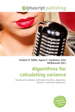 Algorithms for calculating variance