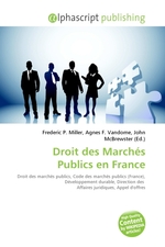 Droit des March?s Publics en France