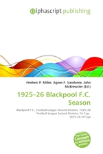 1925–26 Blackpool F.C. Season
