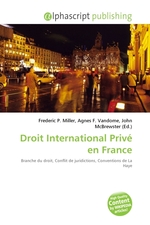 Droit International Priv? en France