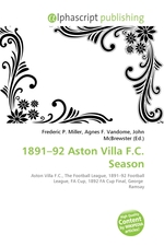 1891–92 Aston Villa F.C. Season