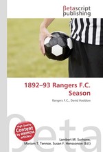 1892–93 Rangers F.C. Season