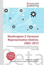 Washington-2 Vermont Representative District, 2002–2012
