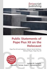 Public Statements of Pope Pius XII on the Holocaust
