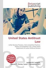 United States Antitrust Law