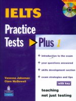 IELTS Practice Tests Plus Bk +D+key Pk