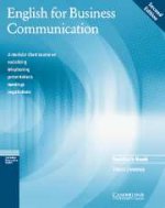 Eng for Business Communication 2Ed TB