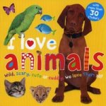 I Love Animals Sticker Book