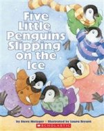 Five Little Penguins Slipping on Ice +D