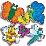 Accent Punch-Outs Bees, Bugs & Butterflies (66 pieces)