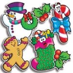 Accent Punch-Outs Holiday Happenings (60 pieces)