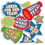 Accent Punch-Outs Welcome Back Team  (60 pieces)