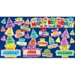 Monsters Birthday - mini bulletin boards (49 pieces)