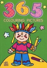 Большая книга раскрасок,"365 coloring pictures" К4555Р