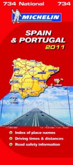 Spain & Portugal National Map 2011