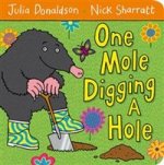 One Mole Digging a Hole  (board book)