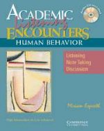 Acad List Encounters Human Behaviour  SB+D Pk
