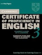 Cambridge Certificate of Proficiency in English 3 Student`s Book with answers