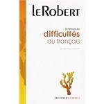 Dictionnaire des Difficultes du Francais