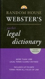 Webster`s Pocket Legal Dictionary