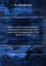 Report of the Commissioners appointed to investigate the cause and management of the great fire in B