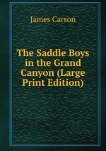 The Saddle Boys in the Grand Canyon (Large Print Edition)