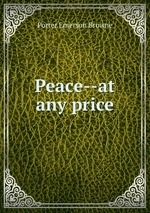 Peace--at any price