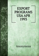 EXPORT PROGRAMS USA APR 1993